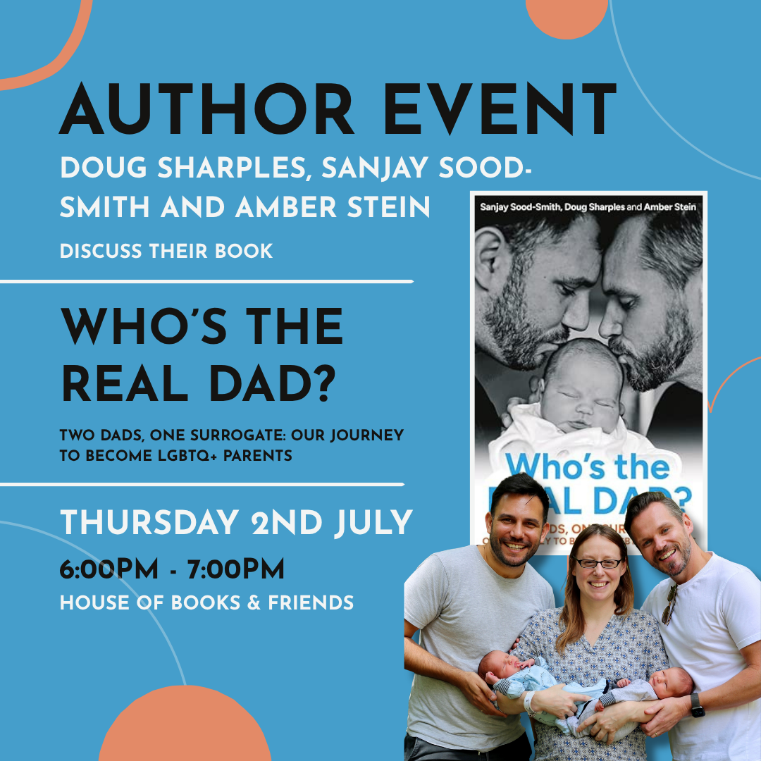 BOOK AND TICKET - AUTHOR EVENT: ‘Who’s the Real Dad?’