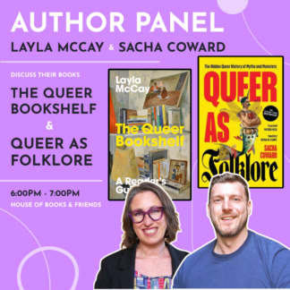 TICKETS: AUTHOR PANEL: Layla Mccay and Sacha Coward in conversation